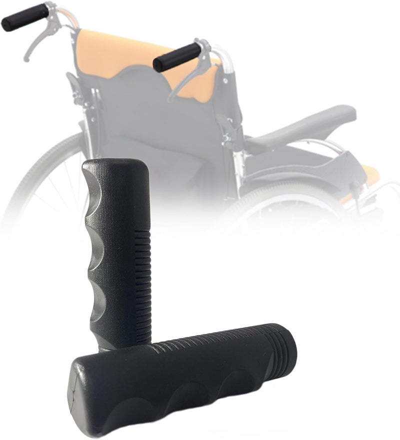 LODMOD Wheelchair Replacement Hand Grips - Transport Chairs Handles, 7/8" ID, 1 Pair - Image 1